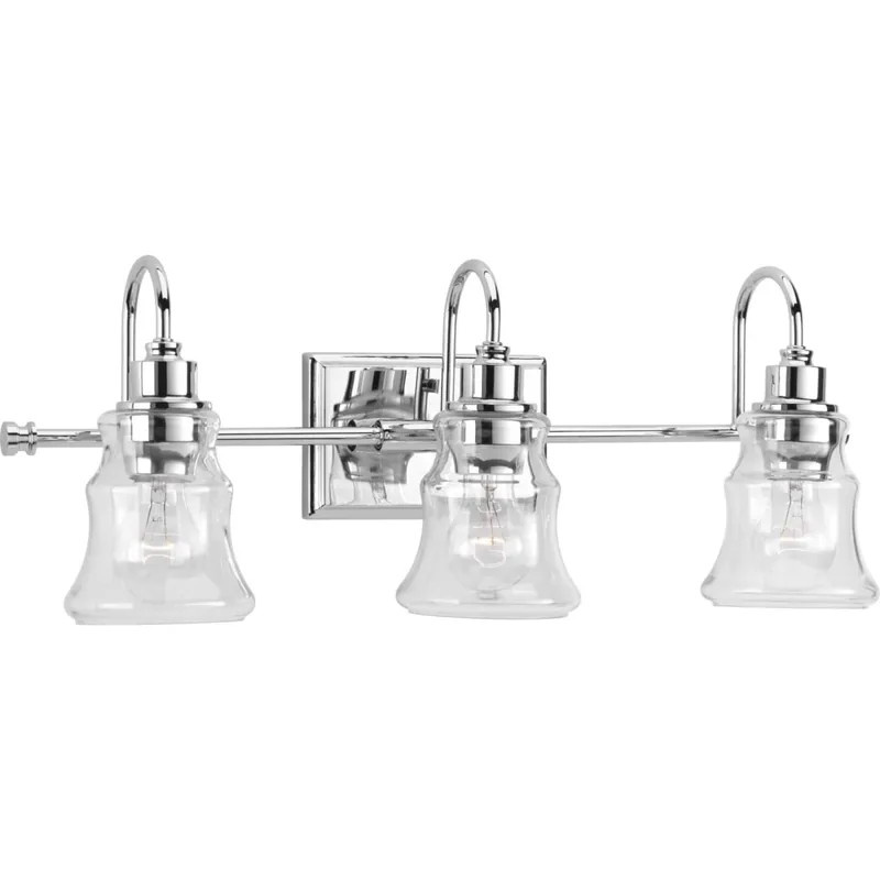Progress Lighting Litchfield 3 Light 24-3/8" Wide Bathroom Vanity Light Secure Checkout