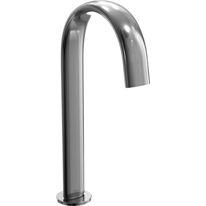 Top Pick TOTO Gooseneck ECOPOWER or AC Powered 0.5 GPM Single Hole Touchless Vessel Bathroom Faucet Spout with 20 Second Continuous Flow