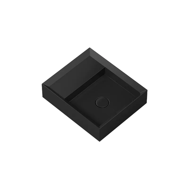 Hot Deal WS Bath Collections Cut 17-11/16" Rectangular Ceramic Vessel Bathroom Sink with Overflow