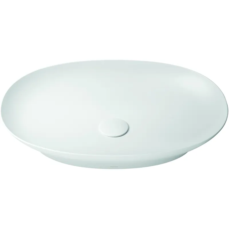 Top Pick TOTO Kiwami Renesse 23-5/8" Oval Ceramic Vessel Bathroom Sink