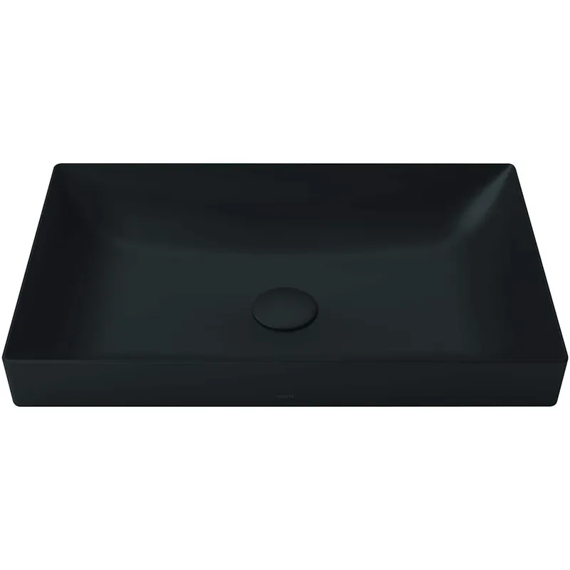 Free Returns TOTO Kiwami Renesse 23" Rectangular Ceramic Vessel Bathroom Sink with Overflow