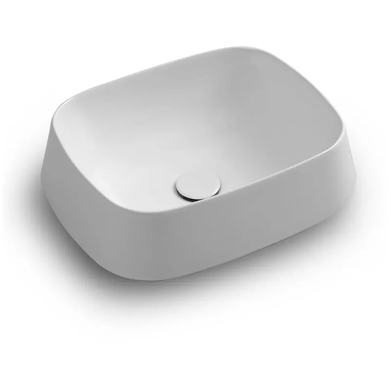 Price Cut WS Bath Collections Mood 19-11/16" Rectangular Ceramic Vessel Bathroom Sink