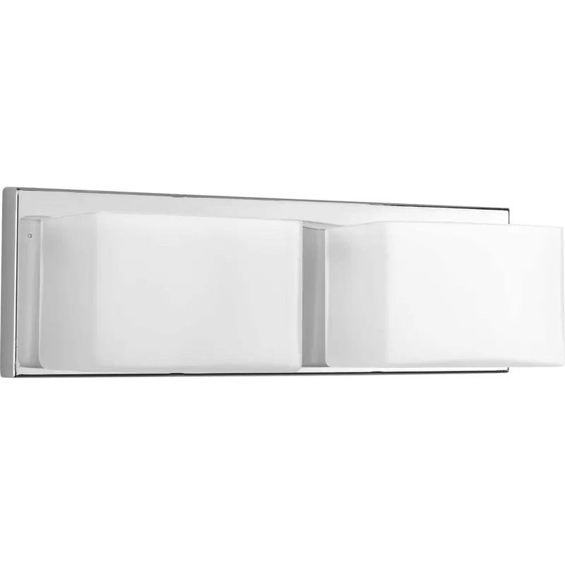 Progress Lighting Ace 2 LED Light 5" Tall ADA Compliant Bathroom Sconce with Etched Glass Shades Discount