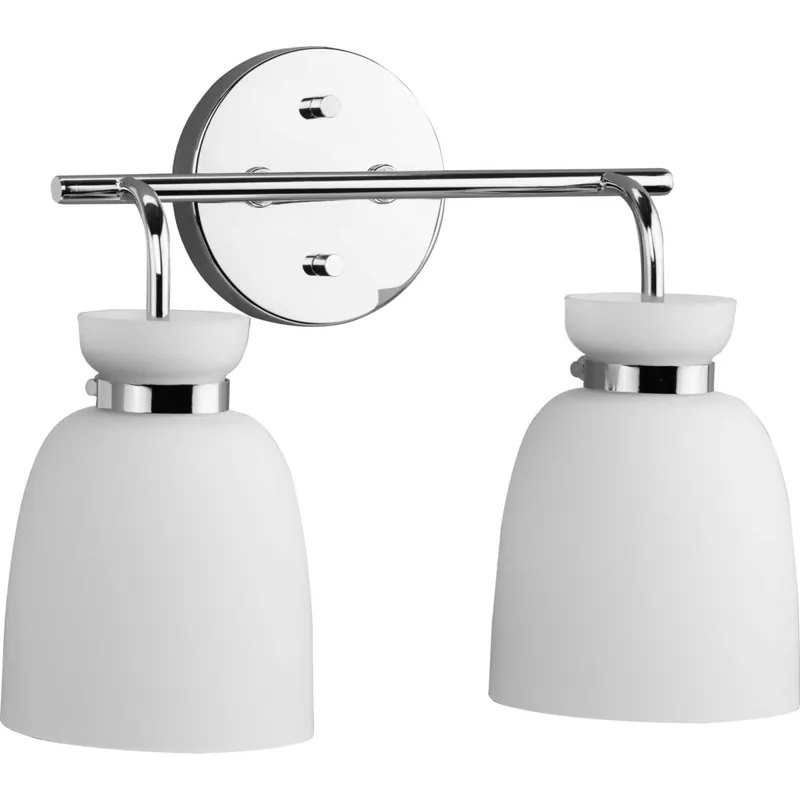One Day Deal Progress Lighting Lexie 2 Light 14" Wide Vanity Light