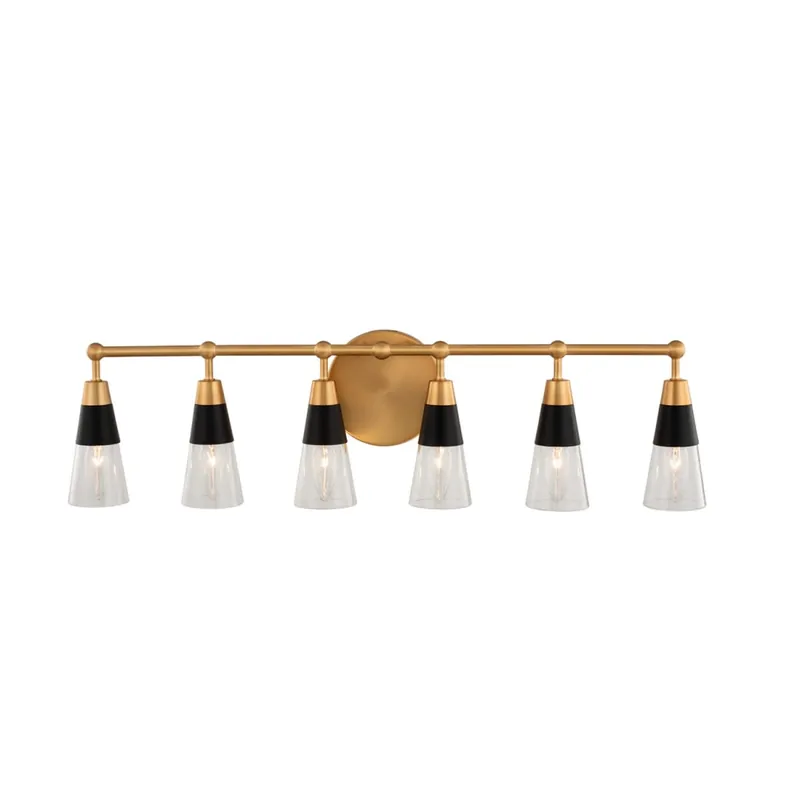 Kalco Ponti 6 Light 30" Wide Bathroom Vanity Light Hot Picks