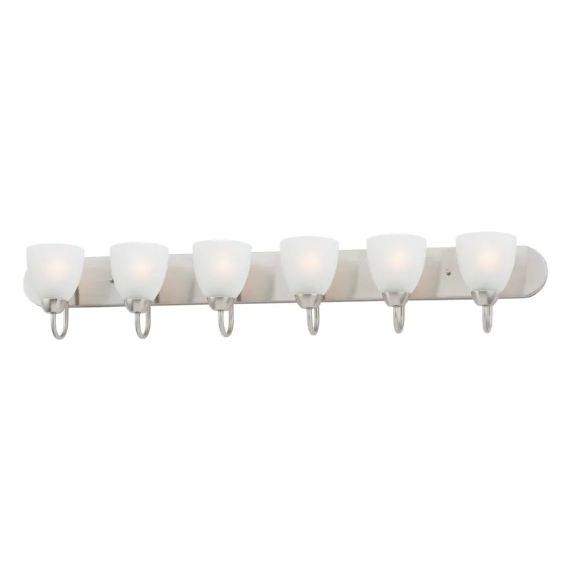 Warranty Included Maxim Axis 6 Light 48" Wide Bathroom Vanity Light