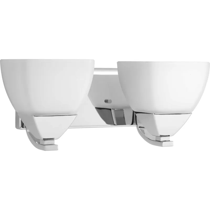 Progress Lighting Appeal 15" Wide 2 Light Vanity Light with Squared Bowl Shades Professional Grade