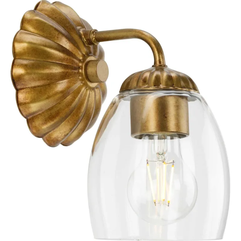 Final Sale Progress Lighting Quillan 9" Tall Bathroom Sconce