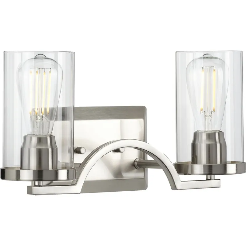 Progress Lighting Lassiter 2 Light 16" Wide Bathroom Vanity Light Fresh Stock