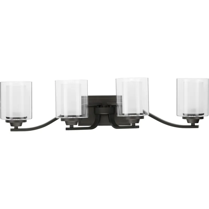Progress Lighting Kene 4 Light 31" Wide Bathroom Vanity Light Same Day Shipping