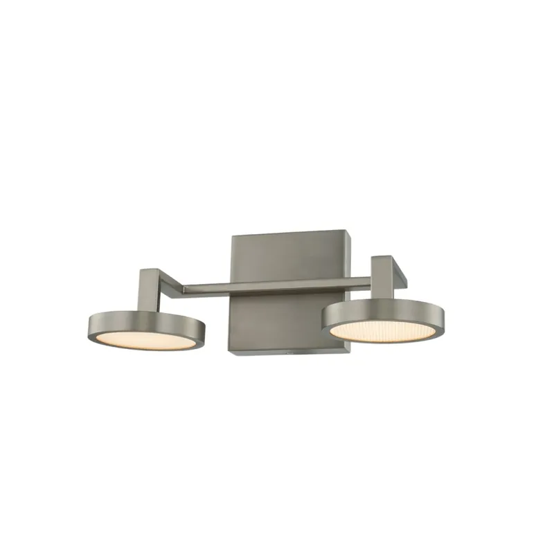 Worldwide Shipping Kalco Eaton 2 Light 12" Wide LED Bathroom Vanity Light