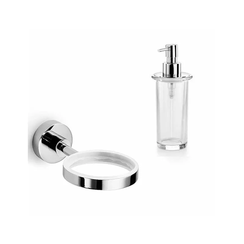 WS Bath Collections Duemila Glass Wall Mounted Soap Dispenser Free Delivery