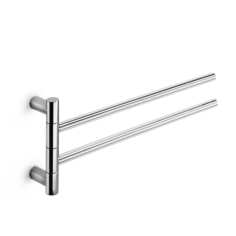 WS Bath Collections 15-7/10" Double Towel Bar with Swinging Arms from the Picola Collection Bargain