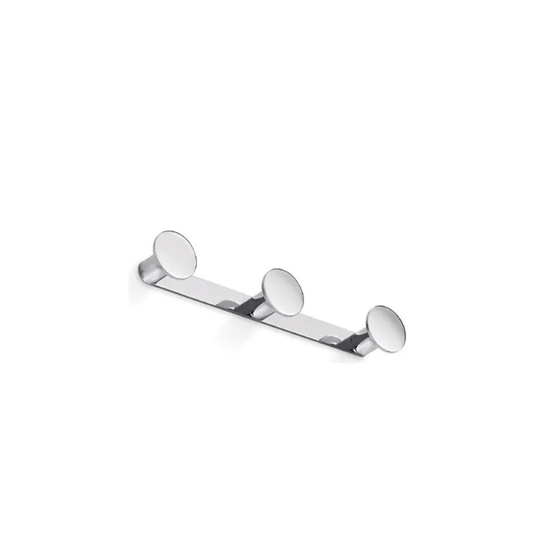 Luxury WS Bath Collections Hotellerie Triple Robe Hook Rack