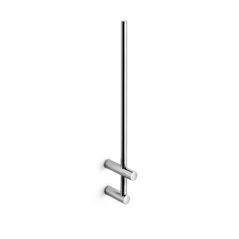 No Minimum Order WS Bath Collections Vertical Double Post Brass Tissue Holder from the Picola Collection