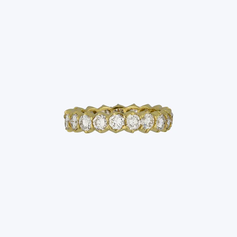 Order Now Round Brilliant Diamond Eternity Band