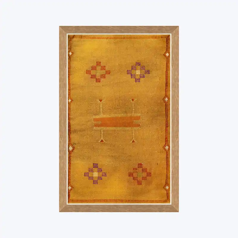 Moroccan Textiles, Orange Viral