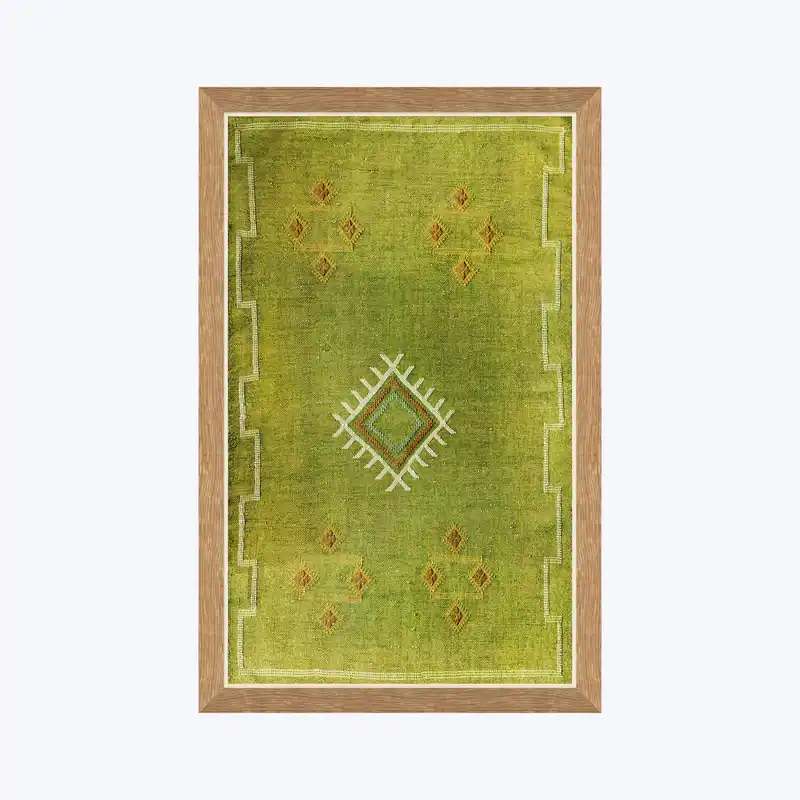 Moroccan Textiles, Green Original