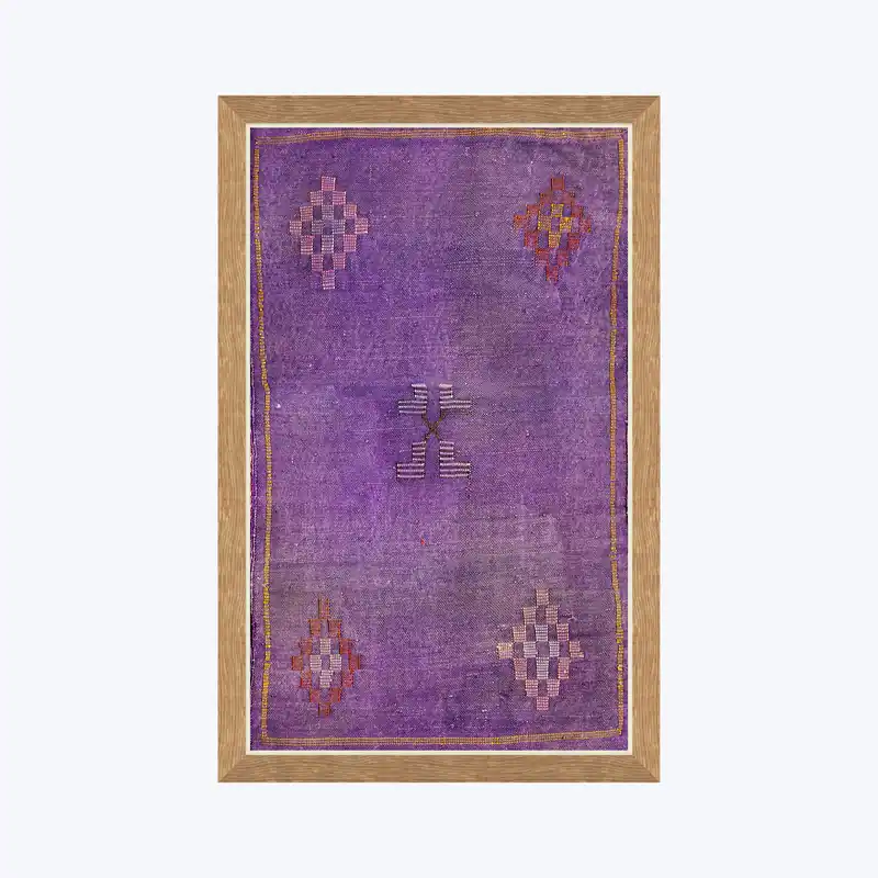 Direct From Manufacturer Moroccan Textiles, Purple