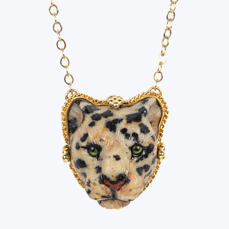 One of a Kind Leopard Necklace Weekend Sale
