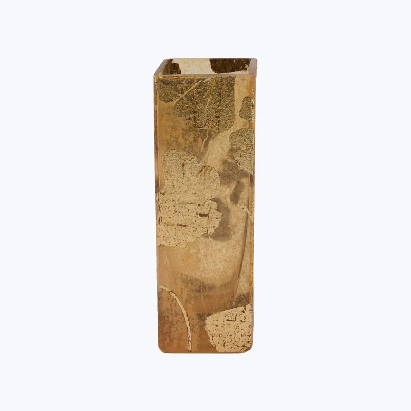 Warranty Included Gingko Copper Gold Vase