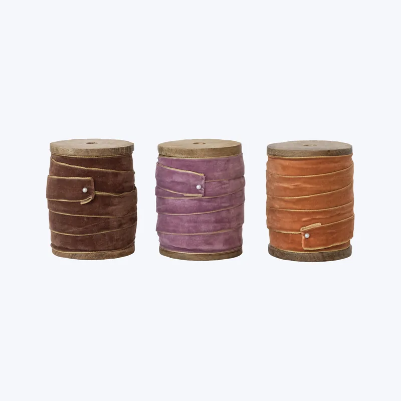5 Yard Velvet Ribbon, Assorted Place Order