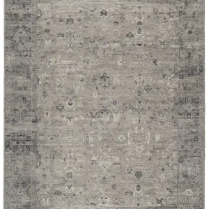 Hot Picks Grey Traditional Wool Rug - 8' x 10'