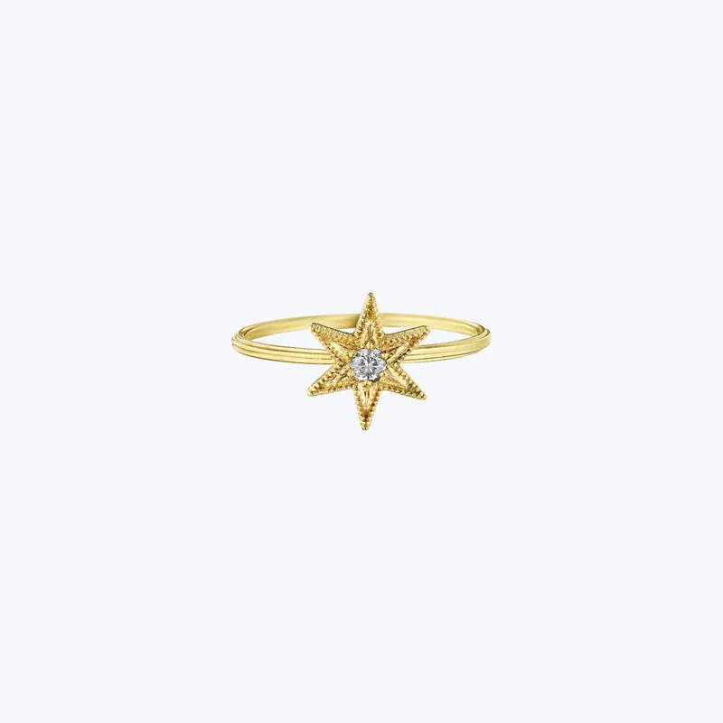 Clearance Six Point Star Stacking Ring