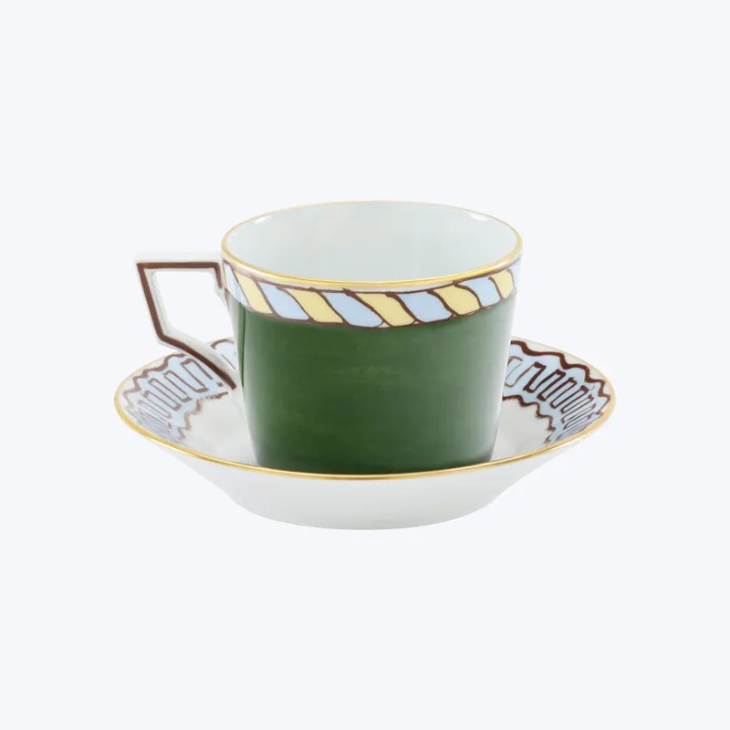 Il Viaggio di Nettuno Luna Tea Cup with Saucer Certified