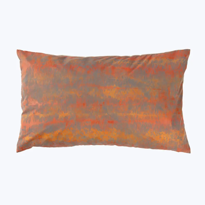 Premium Aurora Brush Cross Pattern Lumbar Pillow