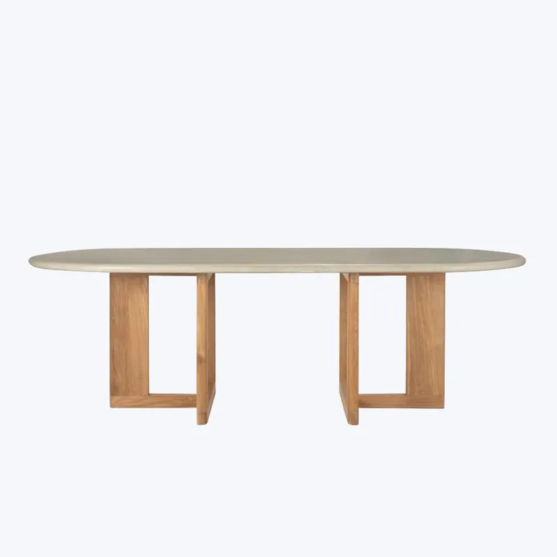 Trestle Outdoor Dining Table Bargain