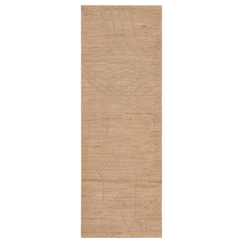 Clearance Brown Moroccan Wool Runner - 2'11" x 8'5"