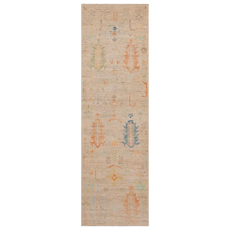 Time-Limited Natural Zameen Transitional Wool Runner - 3' x 9'11"