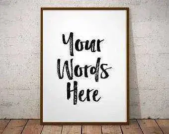 Printed and Framed Custom Poem – Framed Word Art \\u0026 Personalized Poetry - 18x24 Framed Art Holiday Sale
