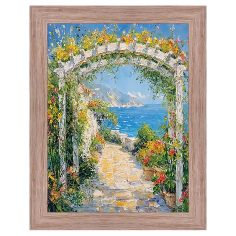 Weathered White Wash Wood Grain 30x40 Picture Frame - 30x40 Frame Order Now