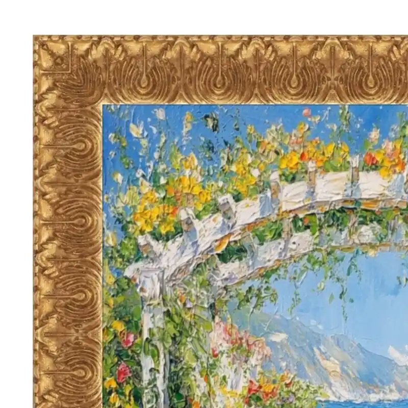 Versailles Gold Ornate - Vintage Wall Art 12x12 Picture Frame - 12x12 Frame Order Now