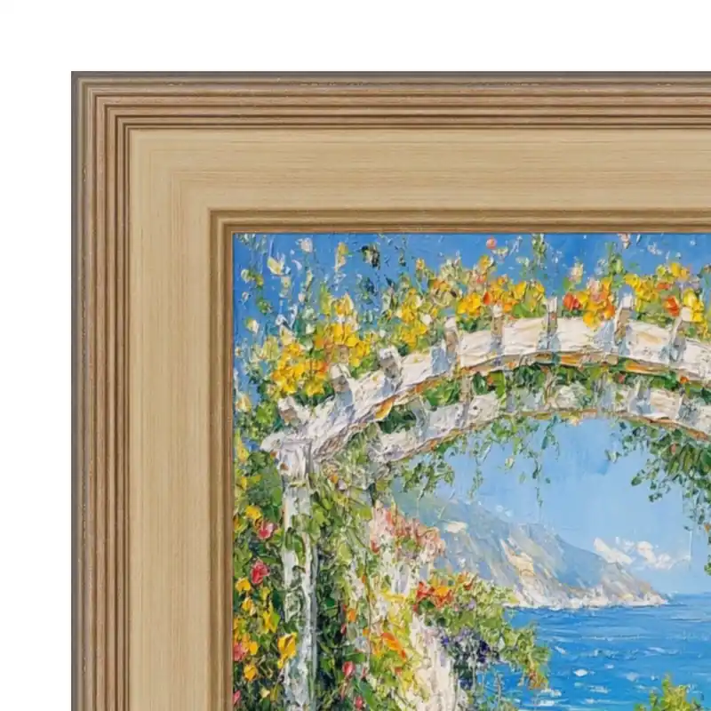 Wide Antique Silver Gold Wash 28x28 Picture Frame - 28x28 Frame Price Drop