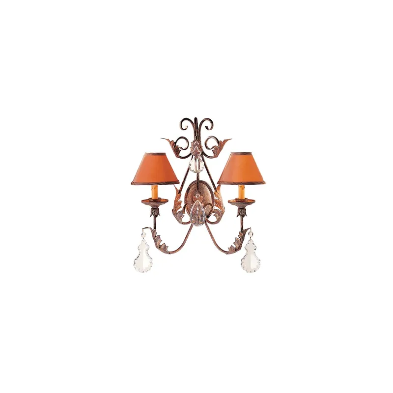 Reduced Price Meyda Tiffany French 2 Light 22" Tall Wall Sconce
