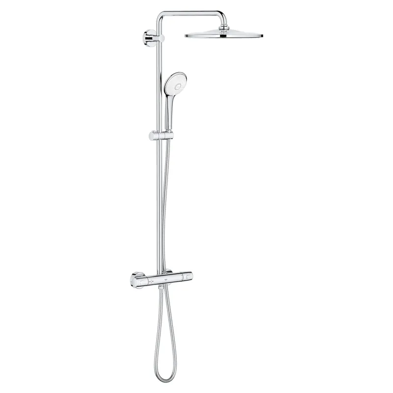 Grohe Euphoria Shower with Shower Head, Hand Shower, Slide Bar, Shower Arm, and Hose New Release