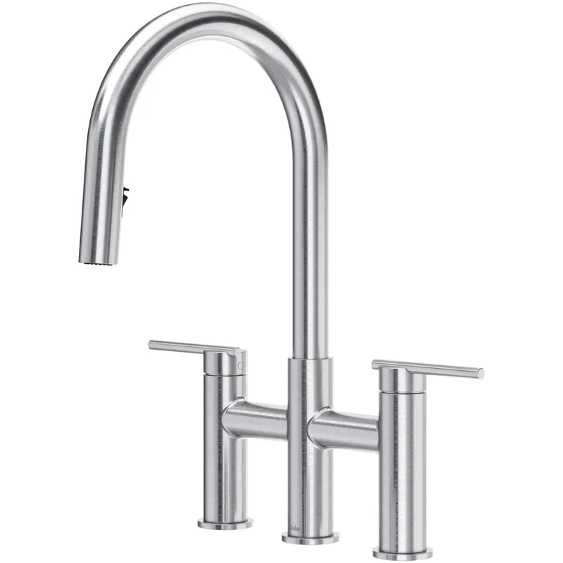 Time-Limited Riobel Lateral 1.8 GPM Widespread Pull Down Kitchen Faucet