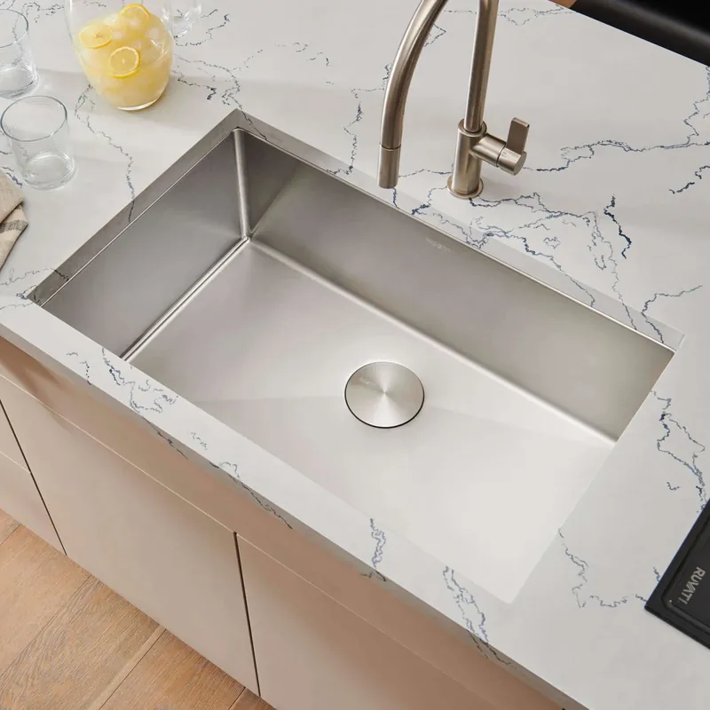 Bulk Order Ruvati Gravena 33" Undermount Single Basin Stainless Steel Kitchen Sink