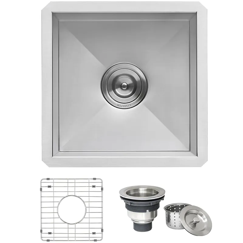 Ruvati Nesta 13" Undermount Single Basin Stainless Steel Kitchen Sink Instant Buy