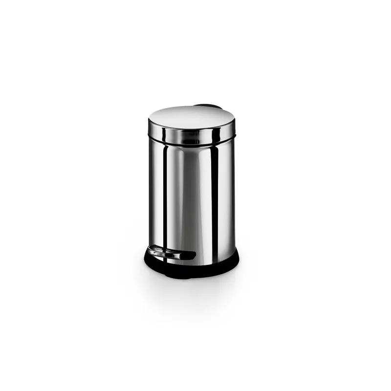 WS Bath Collections 10.8" Waste Basket with Treadle and Extractable Pail from the Otel Collection Premium