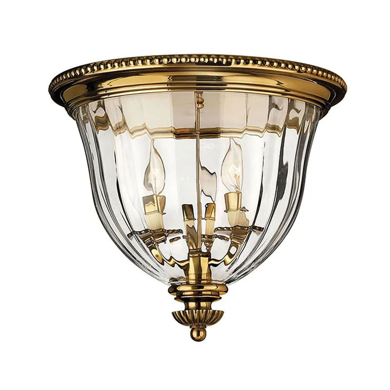 Premium Hinkley Lighting 3 Light Indoor Flush Mount Ceiling Fixture from the Cambridge Collection