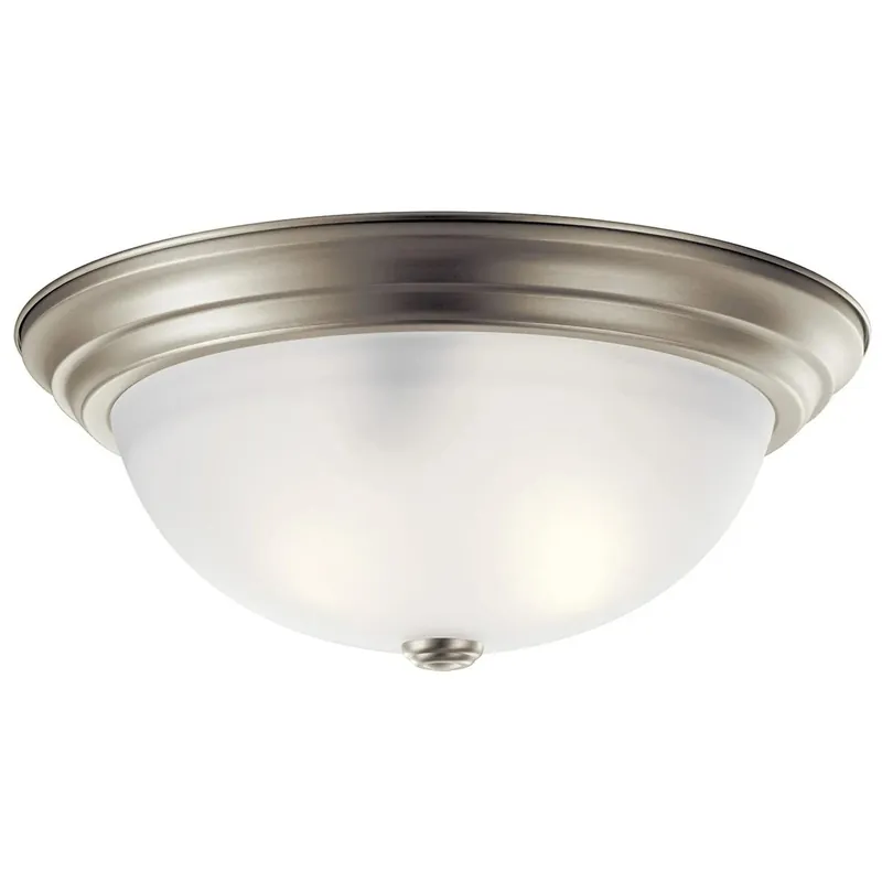 Kichler 3 Light 15" Wide Flush Mount Bowl Ceiling Fixture Buy Direct