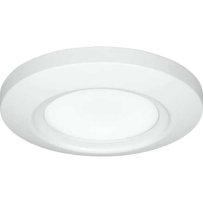 Progress Lighting Emblem 6" Wide LED Flush Mount Ceiling Fixture / Wall Light - 3000K & 700 Lumens Secure Checkout