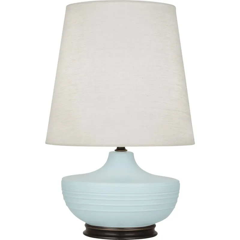 Robert Abbey Nolan 28" Vase Table Lamp with Bronze Accents Instant Buy