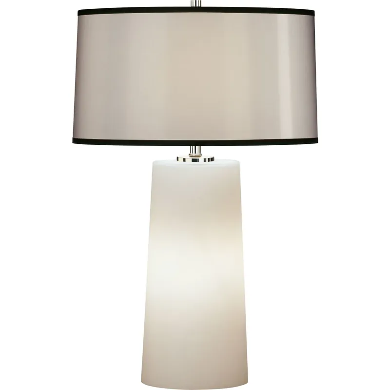 Robert Abbey Olinda 23" Column Table Lamp with a Black Organza Shade Cheap