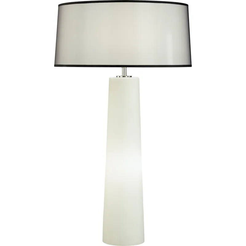 Bulk Order Robert Abbey Olinda 34" Column Table Lamp with a Black Organza Shade