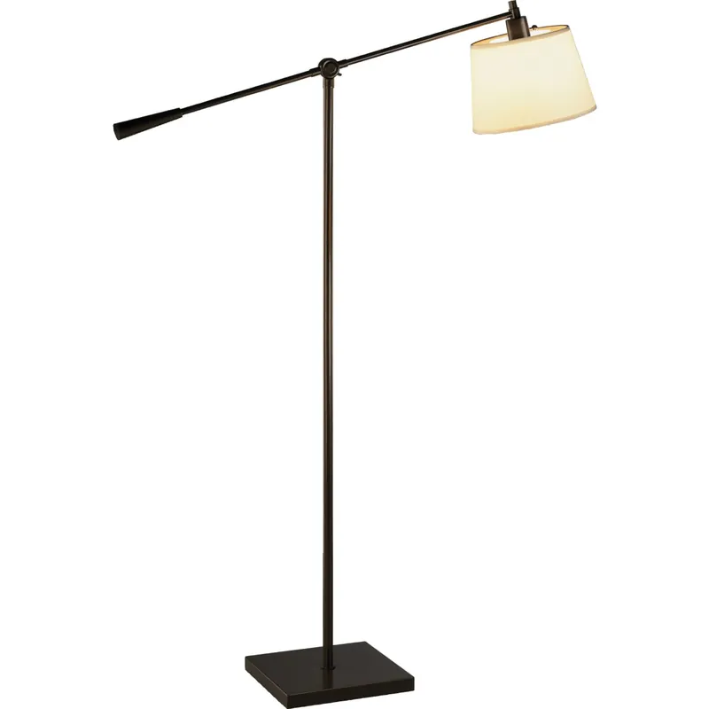 Grab Now Robert Abbey Real Simple 43" Boom Arm Floor Lamp with Snowflake Shade